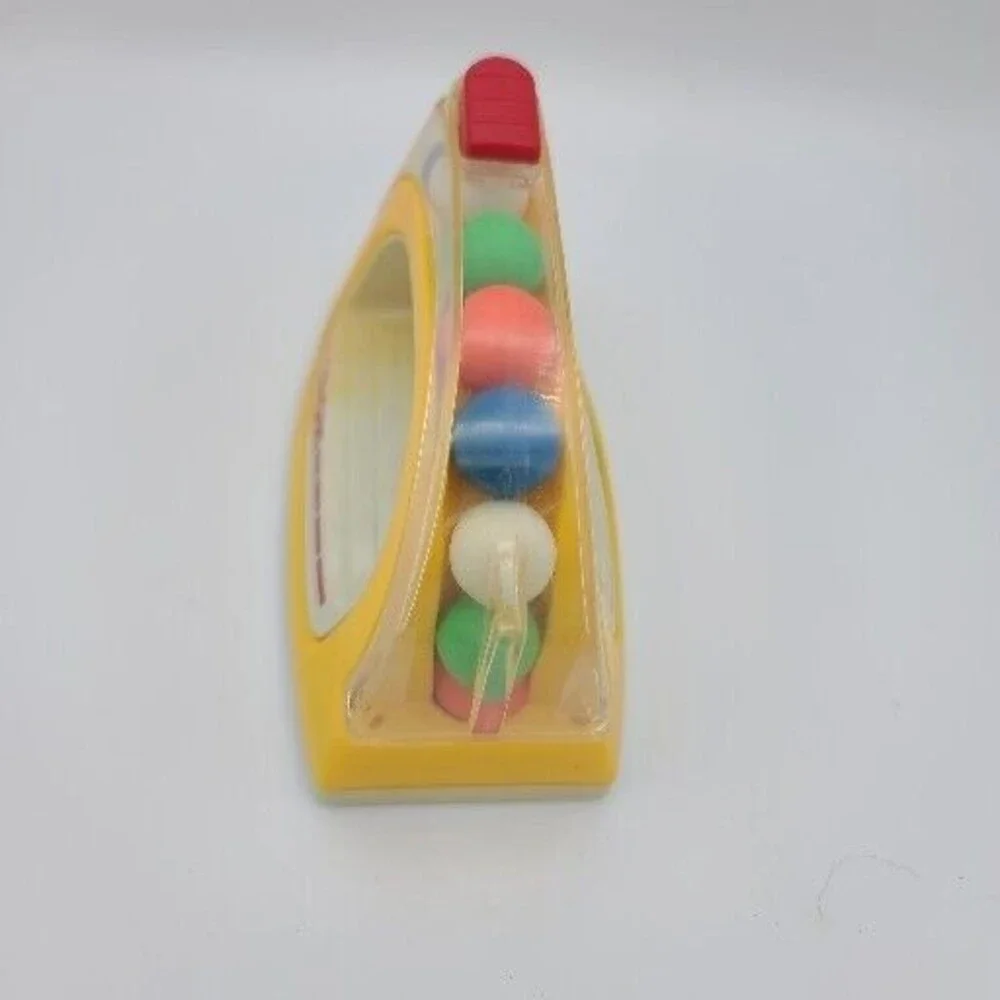 Iron Pretend Laundry Clothes Press Rolling Ball Baby Toy Vintage 1988 Buddy L